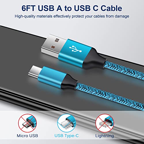 Samsung Charger Fast Charging Android Charging Cable Usb To Type C Cable For Samsung Galaxy S23 Ultra S23 S22 S21 S20 S9 A23 A54 A13 A32 5G A14 Note10 Note20 A34 A53 S10 A33 A73 A50, Google, Moto, Lg #TOP1