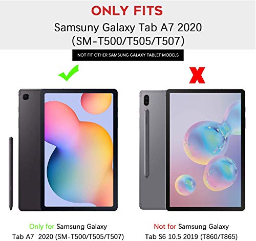 Samsung Galaxy Tab A7 26.31 cm (10.4 inch), Slim Metal Body, Quad Speakers with Dolby Atmos, RAM 3 GB, ROM 32 GB Expandable, Wi-Fi-only, Silver + Cover - Image 7