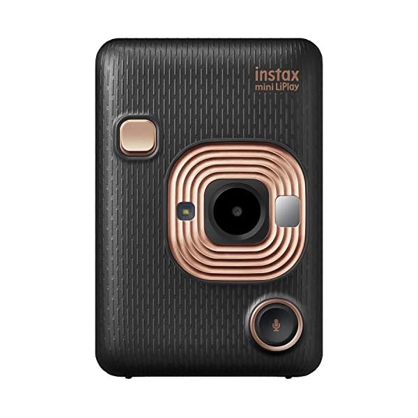 instax Mini LiPlay Sofortbildkamera, Elegant Black Kamerabundle & Mini Film Einzelpack (1x10 Aufnahmen) – Bild 4