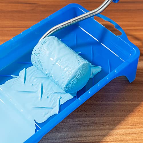 Mister Rui Foam Paint Roller, 2 Inch Mini Paint Roller Kit 8 Pcs, Touch Up Small Paint Roller For Painting Wall, Door, Cabinet (High Density Foam Roller Cover*6, Paint Tray And Roller Frame) #TOP4