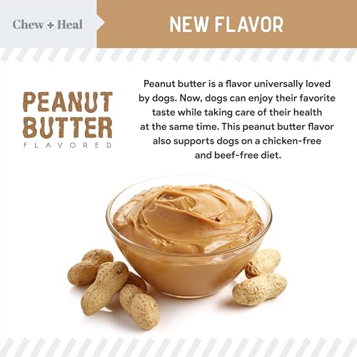 Calming Chews for Dogs - 60 Anxiety Relief Treats for Fireworks, Thunder, and Storms - Peanut Butter Flavor - Natural Dog Calming Treats with Thiamine, L-Tryptophan, Ginger, and Melatonin - Thumbnail 6