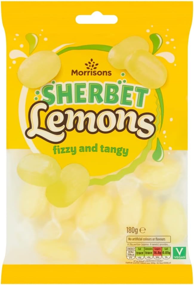 Morrisons Sherbet Lemons, 180g