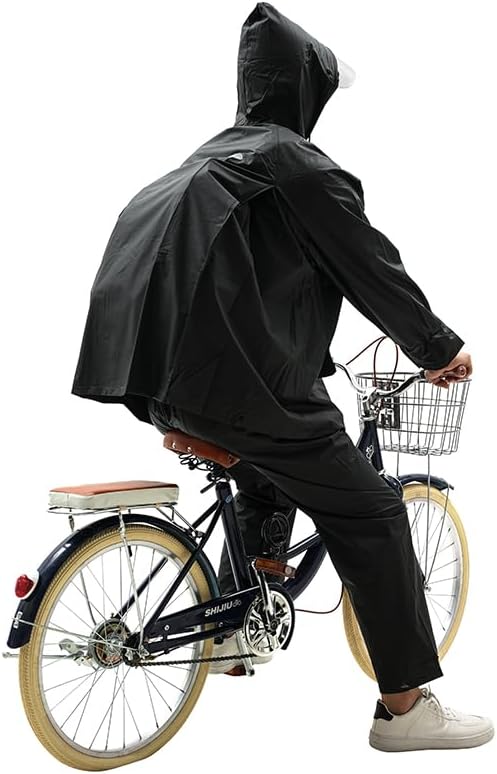 （08:30時点） [pcceax] レインウェア 上下セット リュック対応 レインスーツ レインコート 自転車 バイク レインウェア 登山 梅雨 通勤 通学 雨合羽 雨衣 雨具 透湿防水生地 カッパ メンズ/レディース XXL