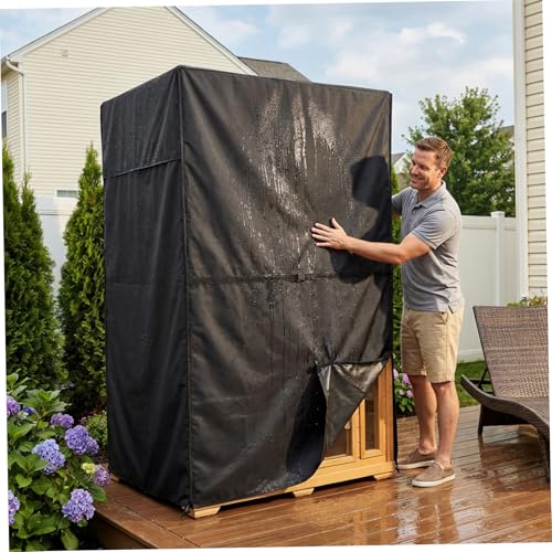 Couverture de sauna extérieure imperméable bâche Oxford 420D PU