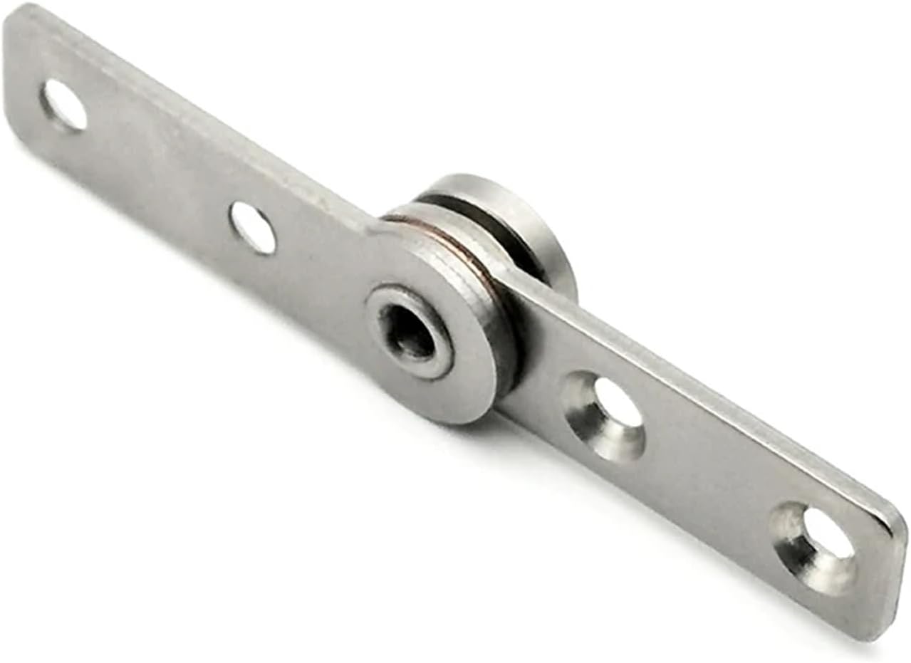 Stainless Steel Constant Torqueone-Word Damping 360 Degree Rotary Shaft Positioning Concealed Hinge 1Pcs(046-1-3.0NM)