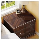 XIXI DECORE Nightstand Cover, end Table Cover, Bedside Tablecloth, Side Table Cover, Bedside Table Cover, Bedside Table Cloth(Available for Custom Size) (Wood Grain11, 23Lx16W)