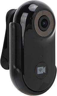 Cryfokt 1080P 2MP Body Worn Camera, 90 Degree Wide Angle UHD Lens Pet Camera with Back Clip, Loop Recording First Person View Small Action Camera for Outdoor Cycling Traveling Driver