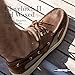 Sebago Clovehitch II FGL Waxed Boat Shoes - Leather Moccasins for Men with Breathable Mesh Panels, Anatomical EVA Midsoles, and Slip-Resistant Outsoles, Cinnamon - 10 Regular (R)
