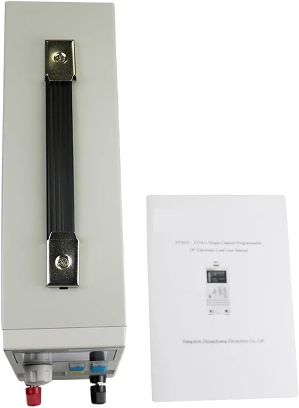 ET5420A connected to a laptop via USB, illustrating software communication.