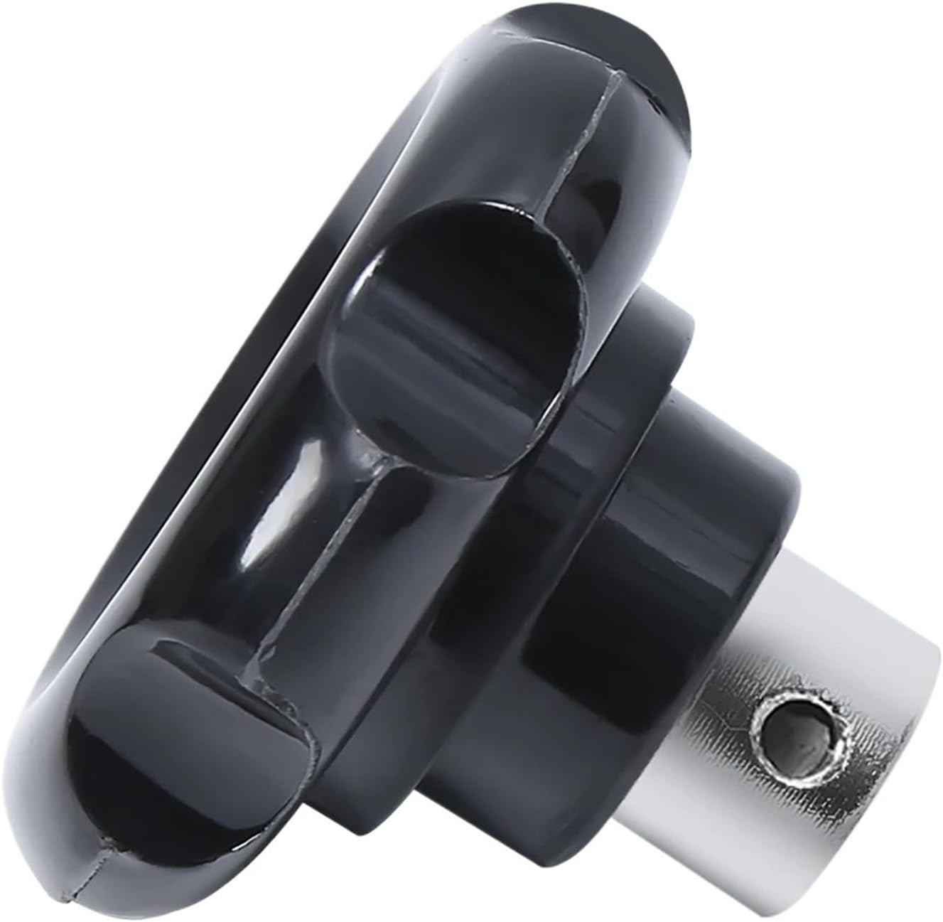 1Pcs Bakelite Round Corrugated Handwheel M8-M12 Machine Tool Handle Six-Star Wave Wheel Hand Tighten Nuts(8x80 Iron Sleeve)