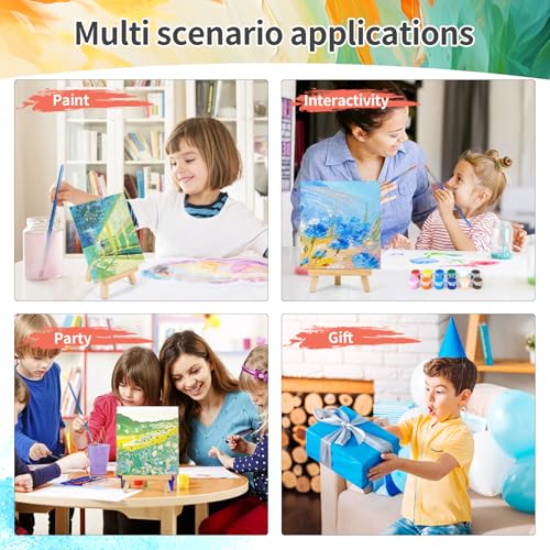 image for pomaylor 2 Pack 8 * 10In Canvas Boards for Painting, Art Canvas for Dr