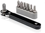 NEIKO 01378A Magnetic Screwdriver Set | 10 Piece | Phillips & Flathead | Heat Treated Chrome Vanadium Steel | Slotted Head Tip with Non-Slip Cushioned Handle Grips | Small Screw Driver Tool Kit