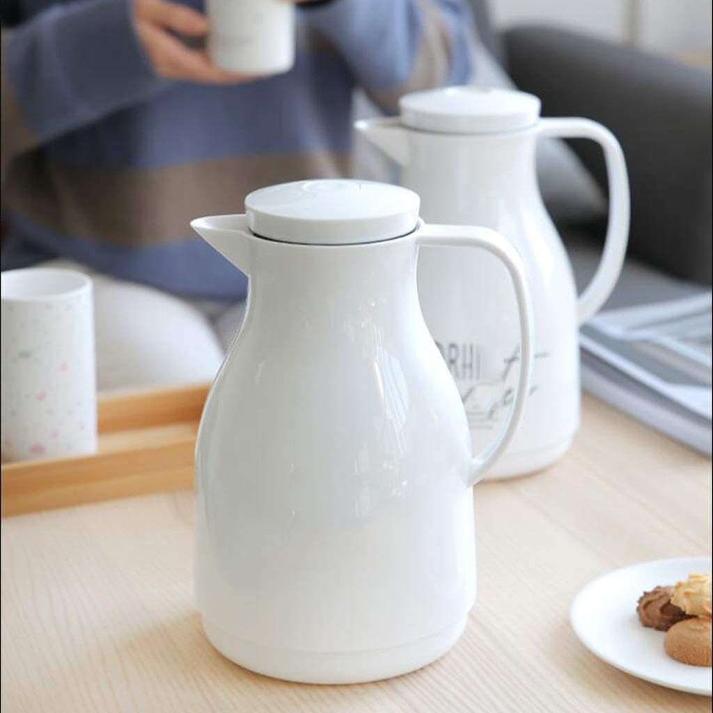 Jarra térmica para café Olla con Aislamiento al vacío de Doble Capa Avanzada/Apto para café, té, Leche Capacidad de 1000 ML para Mantener el Termo líquido Caliente o frío