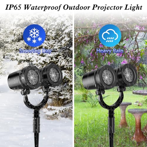 Satocvay AY-US-CSFL-D-B Snowflake Christmas Light Projector Outdoor thumb #2