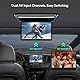 XTRONS 17,3“ Digital TFT FHD 16:9 Bildschirm für Auto Bus unterstützt 1080P Video Auto Overhead Player Auto Monitor mit HDMI Port Automosphäre LED Licht Windows CE für Urlaub (CM173HD)