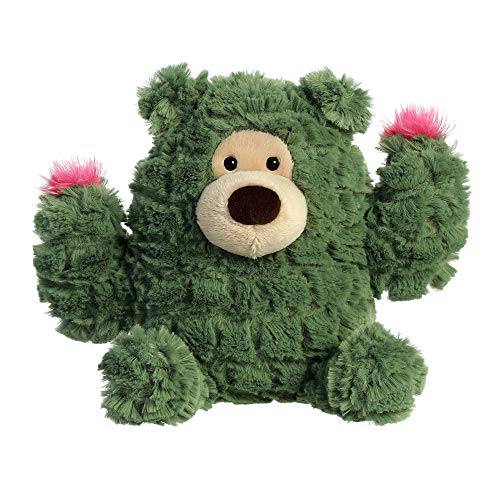 Image of Aurora® Whimsical Cactus Kingdom™ Cactus Bear™ Stuffed Animal - Aesthetic Appeal - Comforting Cuddles - Green 7.5 Inches