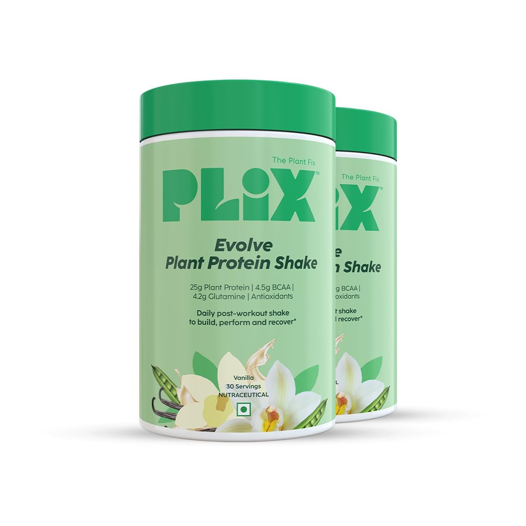 PLIX - THE PLANT FIX EVOLVE Performance Plant Protein Powder For Muscle Gain And Recovery (Cafe Mocha Flavour) 1Kg, Vegan Protein Drink With B12 Vitamin, Helps To Boosts Immunity, No Added Sugar — Amazon image 13