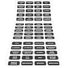 Blue Sea Systems 8214 Black 60 Label Set