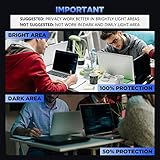 Tefeiyin Laptop Privacy Screen 14 Inch for 16:9 Aspect Ratio, Anti-Spy Privacy Filter & Anti Glare Blue Light Blocking Protector Shield - WxH: 12 3/16" x 6 7/8" (310mm x 174mm) - Image 6