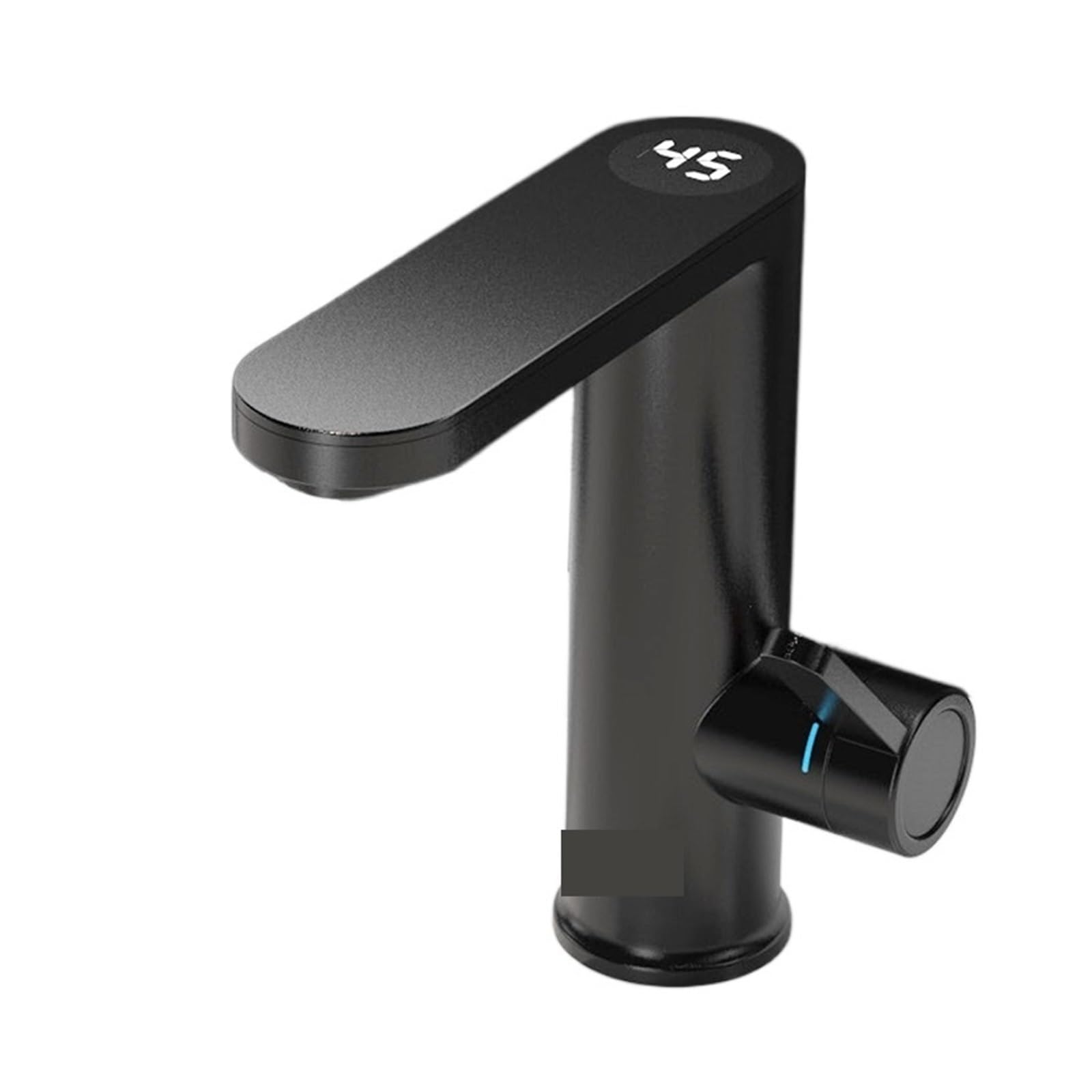 Podgrzewany kran, Elektryczny Podgrzewacz Wody Hot Tap 2 W 1 Natychmiastowy Bezzbiornikowy Zbiornik Gejzerowy Do Domu(Matte Black)