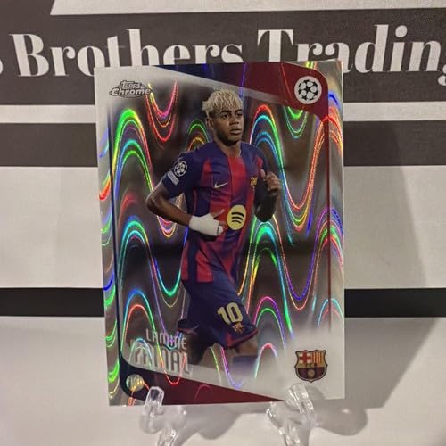 2025-26 Topps Chrome UEFA #10 Lamine Yamal FC Barcelona RayWave