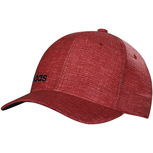 adidas Cimacool Chino Print Flexfit Hat Power Red LG/XL