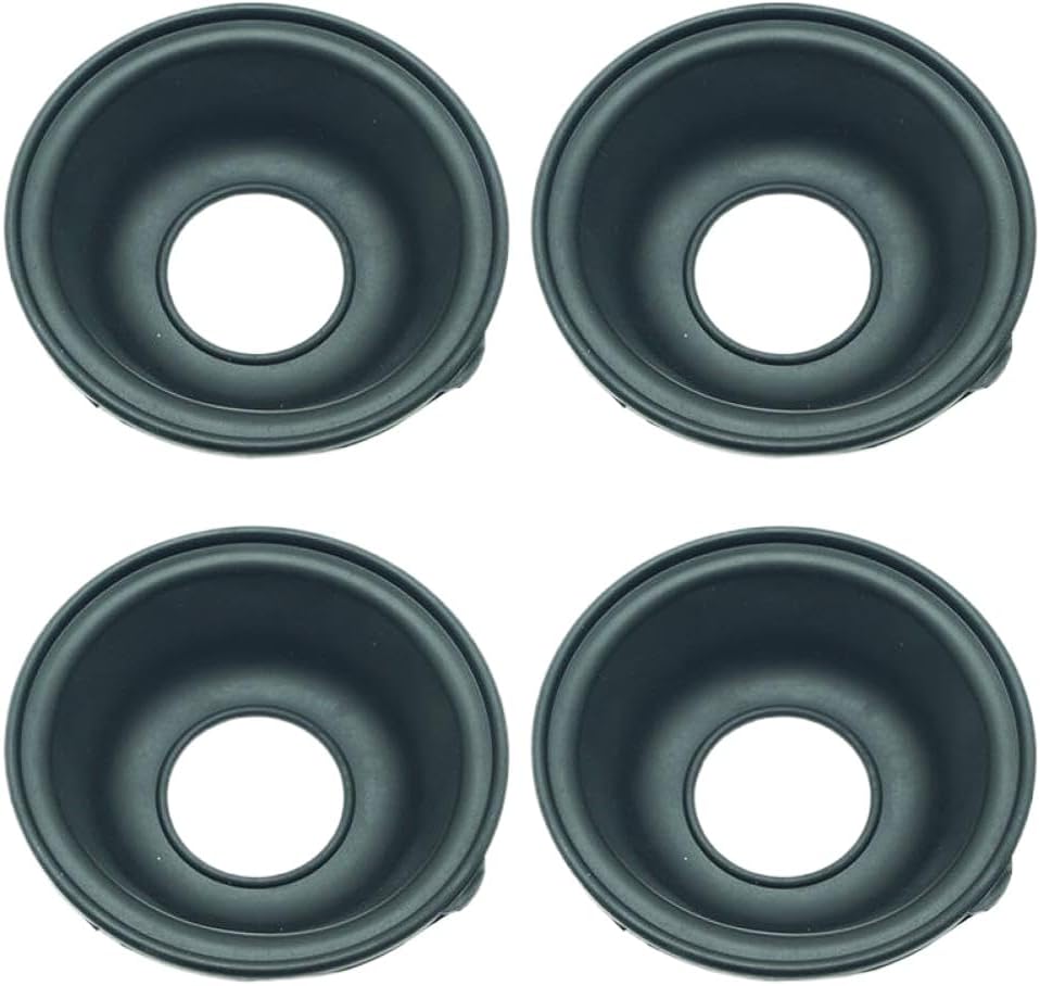 Carburetor Repair Kit Slide Vacuum Membrane Diaphragms 4PCS Compatible With GSX600FT GSX600 GSX 600 Gsx600f Katana