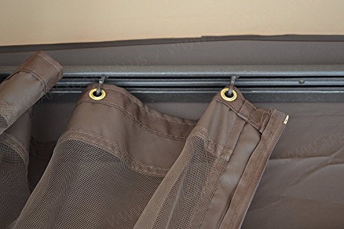 image for APEX GARDEN Plastic Hooks for Gazebo Curtains / Mosquito Netting / the