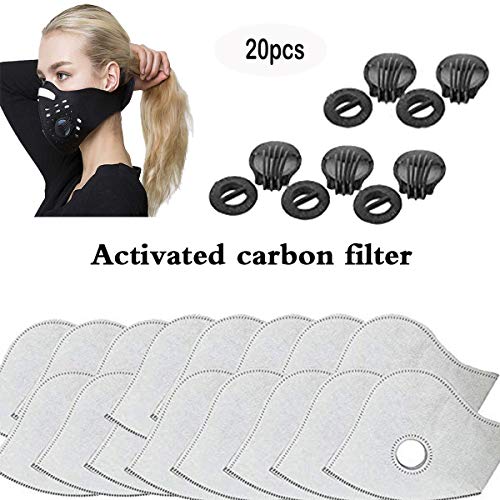 Five-layer Activated carbon PM2.5 filters Set of 20 Activated Carbon with 5 Exhaust