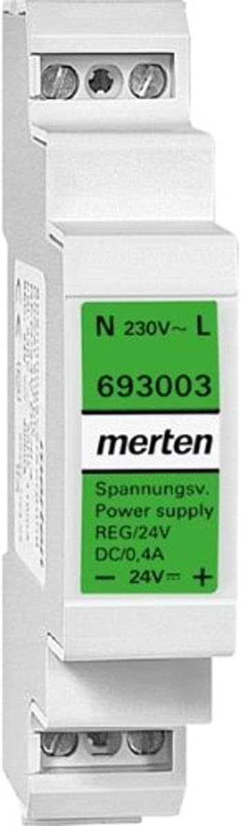 Merten 693003 Power Supply, Dc 24 V/0.4 A, Grey