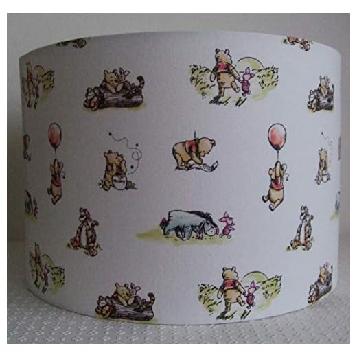 Winnie The Pooh- Handmade Nursery Lampshade 30cm Drum