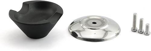 Miniatura 6 de Juego de 2 manijas de tapa de repuesto universal para utensilios de cocina, olla, cacerola, tapa con tornillo M5, junta de goma y arandela de acero