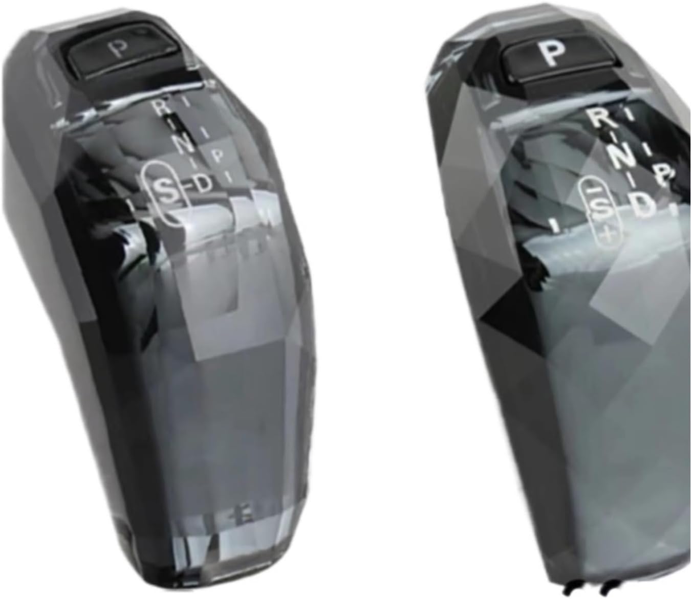 USGZOVERSEA RHD Car Crystal Gear Stick Knob Handle Compatible for Land Range Rover Sport L494 2014-2022(18-22 SVRE Logo)