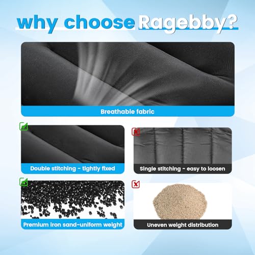 Ragebby Weighted Vest, 16lb for Men, Women with Reflective Stripe, Weight Vests Adjustable for Workout, Strength Training, Running, Fitness, Muscle Building, Weight Loss by Ragebby - Image 7