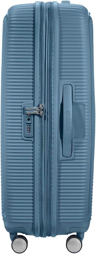 American Tourister Mala de Viagem Curio Azul Grande Expansível