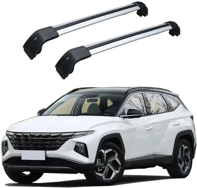 Barres de Toit Tucson L 2021 pour Coffre et Vacances en Famille