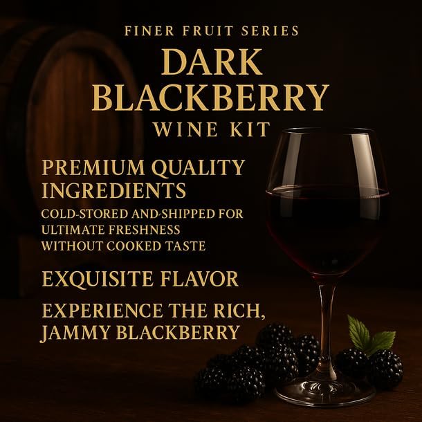 FWK Dark Blackberry Wine Kit - Finer Fruit Series