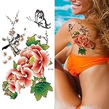 Supperb Temporary Tattoos - Flowers in Chinese Painting