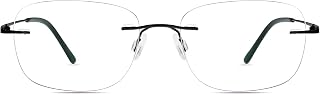 Rimless Progressive Reading Glasses Blue Cut For Men Women Available Power +1.00 +1.25 +1.50 +1.75 +2.00 +2.25 +2.50 +2.75 +3.00