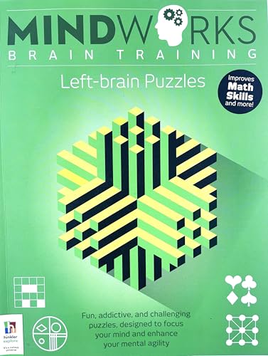 Mindworks Brain Training Left-brain Puzzles Pap... 1865154369 Book Cover