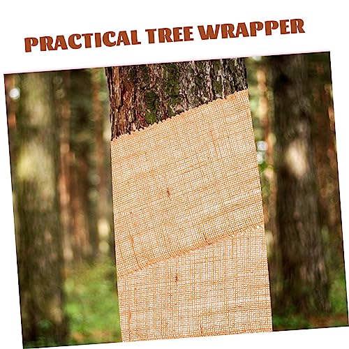 POPETPOP 4 Rolos Bandagem vegetal serapilheira bandagem árvore pano protetor árvore Protetor juta pa