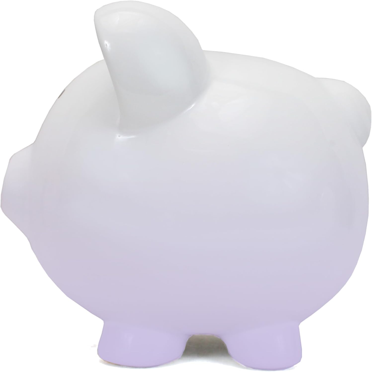 Child to Cherish Ombre Ceramic Piggy Bank, Purple