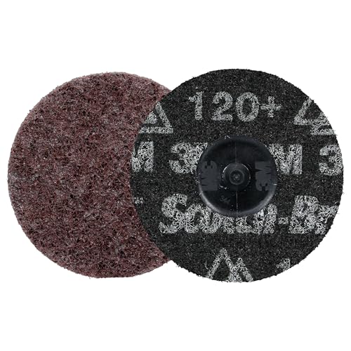 Disque de traitement Scotch-Brite Roloc contre la calamine tenace