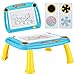 DUTISON Ardoise Magique Enfant Tableau De Dessin Magnétique Coloré à Multicolore Format lanche à Dessin Effaçable Aimant pour Bébés Loisir Créatif Jouet Educatif (Bleu)