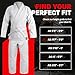 Hawk Sports Brazilian Jiu Jitsu Gi for Men and Women with Jacket, Pants, and White Belt for Martial Arts Training