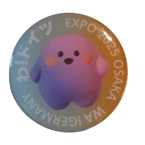 大阪関西万博 ドイツ館 ドイツパビリオン サーキュラーちゃん ピンバッジ ②のサムネイル