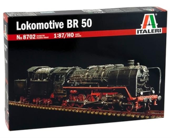 Locomotive à vapeur BR50 Platz ITALERI IT8702 maquette plastique train miniature échelle HO 1/87