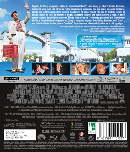 Miniatura 2 de El Show De Truman The Truman Show Ed. 30 Aniversario 4k Uhd Blu-Ray