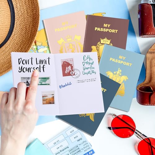 Lincia 48 Pcs Blank Fake Passport Notebook Coloring Book,Cold Color by Lincia - Used condition - Image 4
