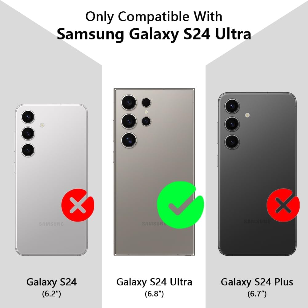 Case for Samsung Galaxy S24 Ultra 6.8 inch 2024 Released, Silicone Case with Strap for Women Girls Cute Floral Flowers Adjustable Wristband Kicktand Cover for S24 Ultra, Beige Blossom - Image 6